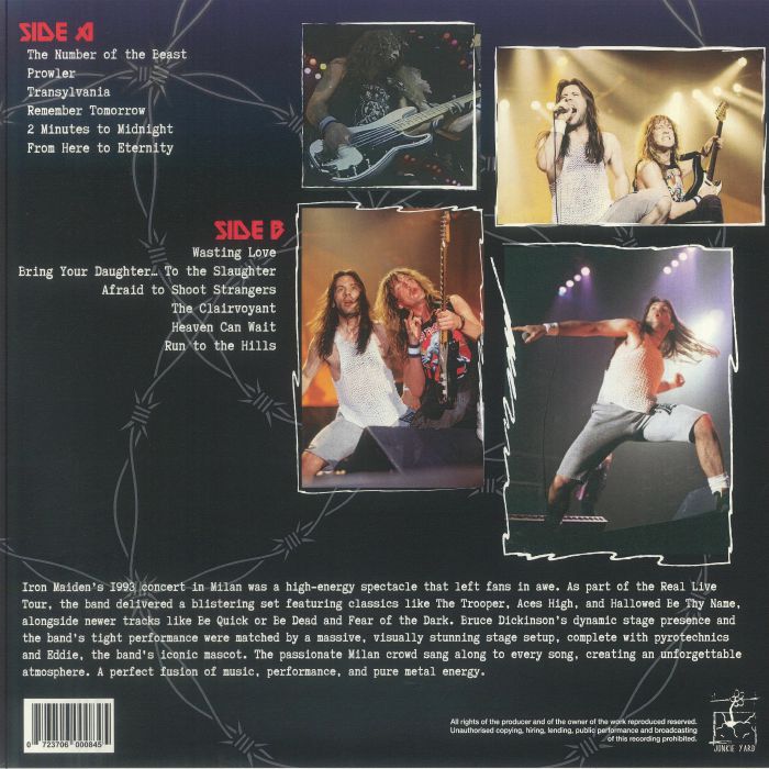 IRON MAIDEN – Live in Milan 09/05/1993