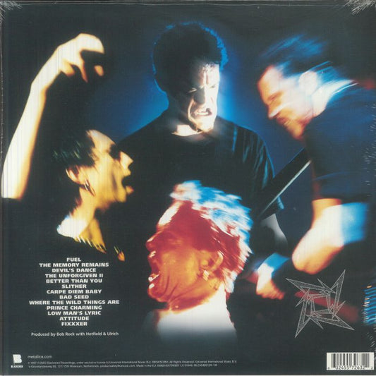 Metallica – Reload (2026 Remaster, Limited 'Flaming Fuel' Vinyl 2xLP Gatefold)
