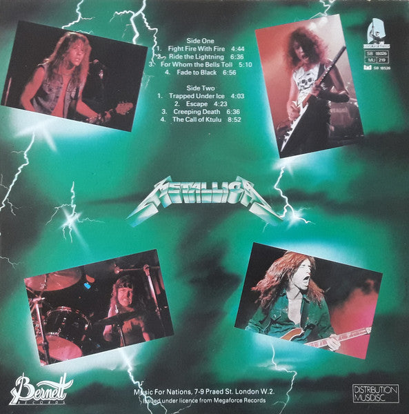 Metallica - Ride The Lightning