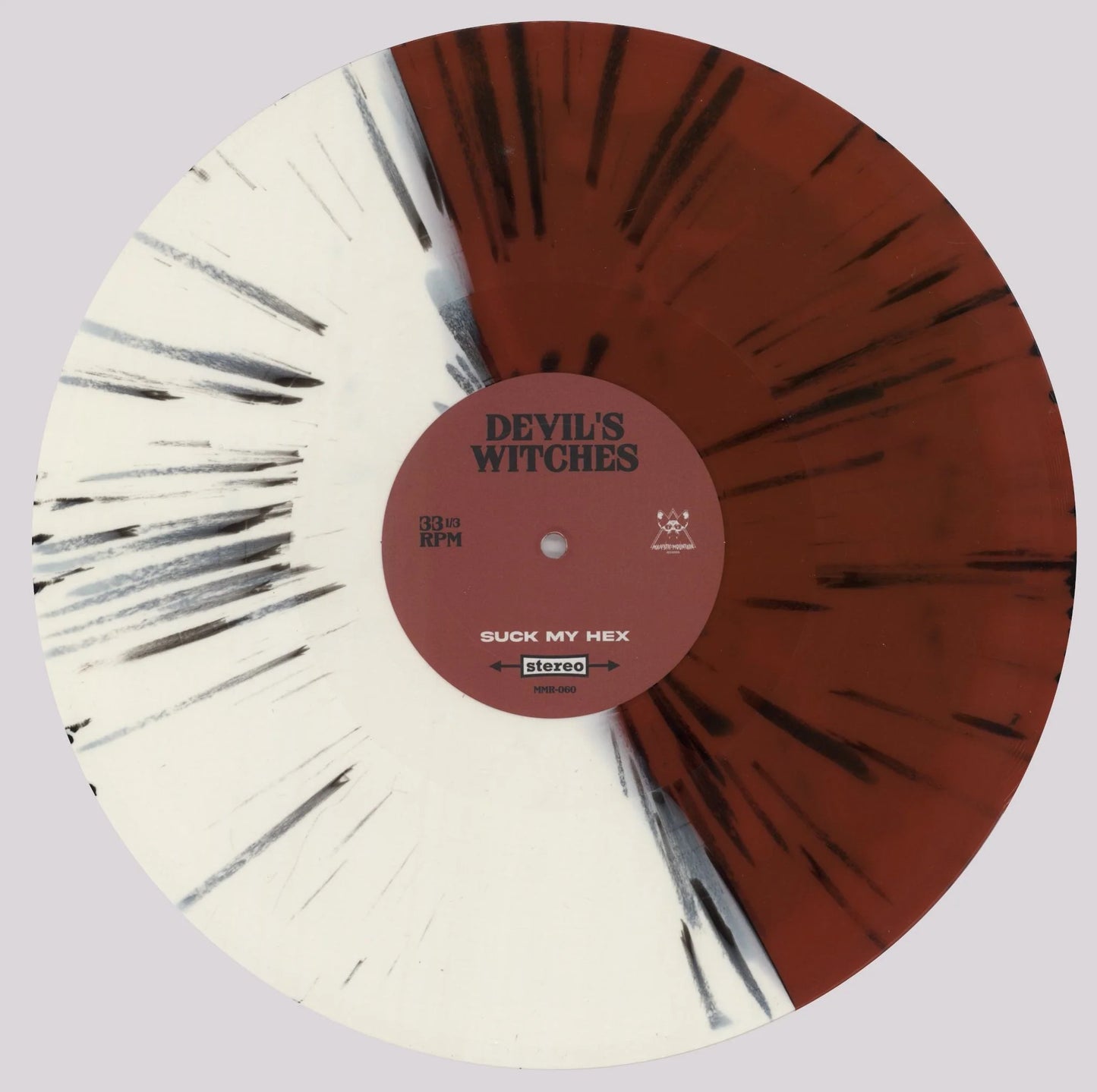 Devil's Witches - Suck My Hex (12" EP, White/Red Bi-Colour with Black Splatter, Blood & Smoke Edition)