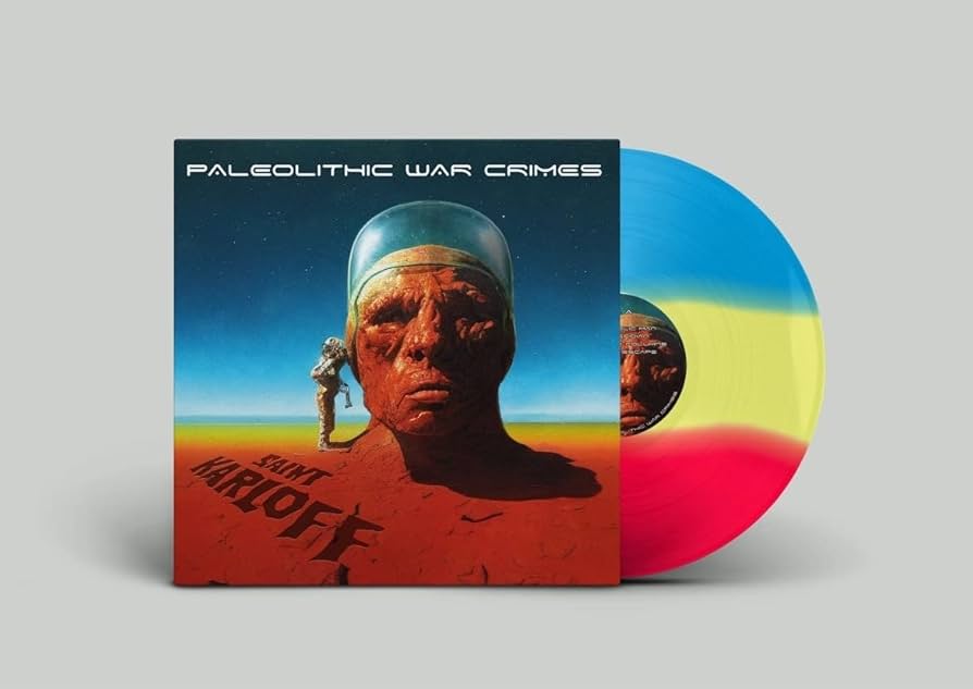Saint Karloff – Paleolithic War Crimes | Psychedelic Edition Tri-Colour 180g Vinyl (500 Copies)