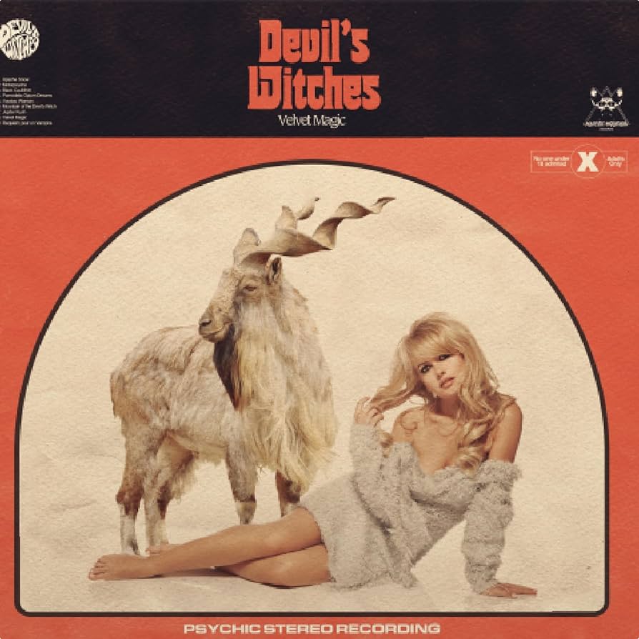 Devil's Witches - Velvet Magic (LP White/Orange Swirl Vinyl / Voodoo Woman Edition / Autographed)