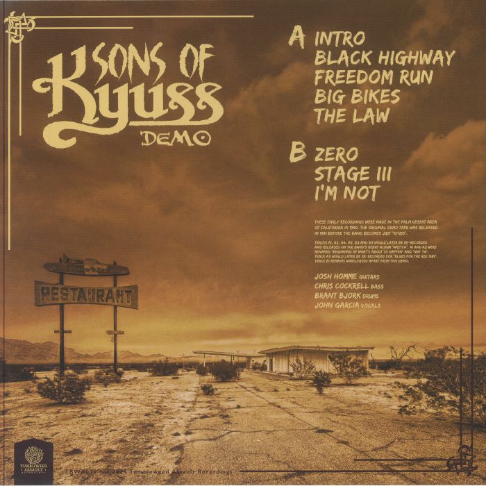 Sons of Kyuss – Demo (1991) | Pre-Kyuss Desert Rock Rarity