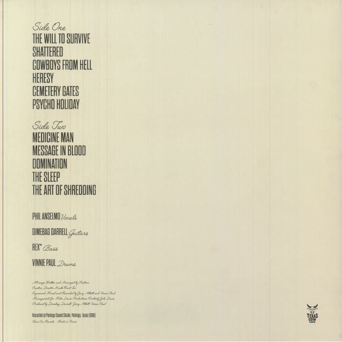 Pantera – Cowboys From Hell: The Demos