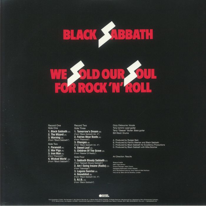 Black Sabbath - We Sold Our Souls for Rock 'N' Roll (Rocktober 2025, Translucent Green 2xLP)