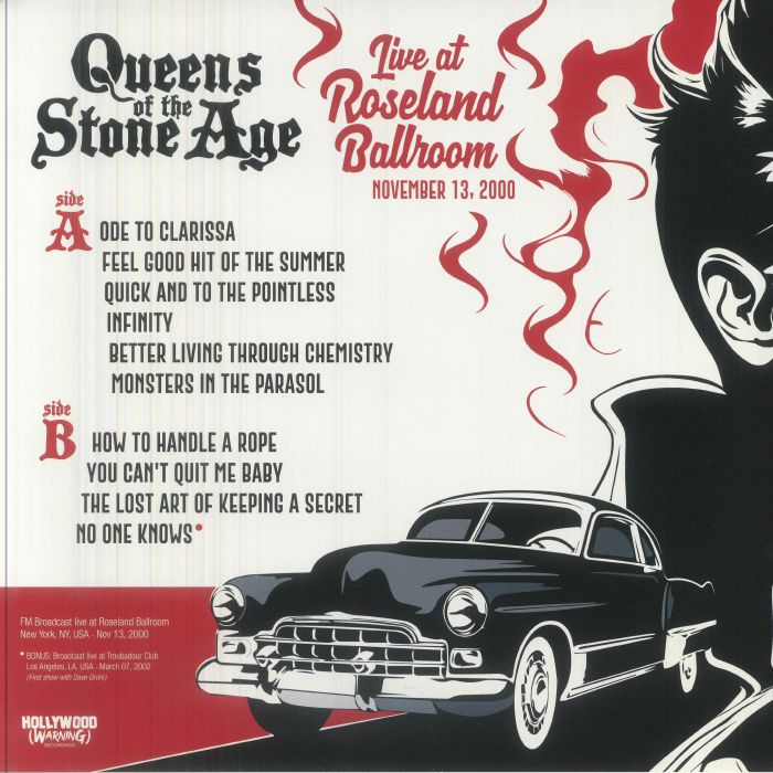 Queens Of The Stone Age - Live At Roseland Ballroom, November 13 2000 (Limited LP)