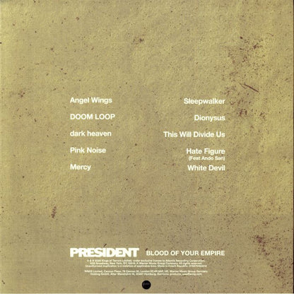 President - Blood Of Your Empire (Limited LP)
