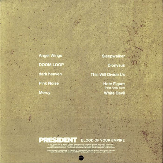 President - Blood Of Your Empire (Limited LP)