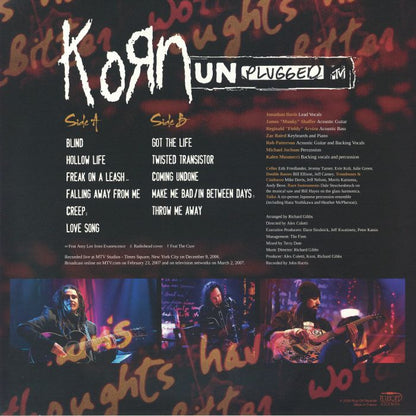 Korn: MTV Unplugged (Marbled Vinyl LP)