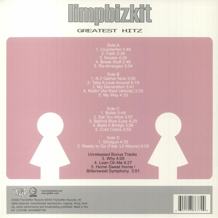 Limp Bizkit – Greatest Hitz (2xLP)