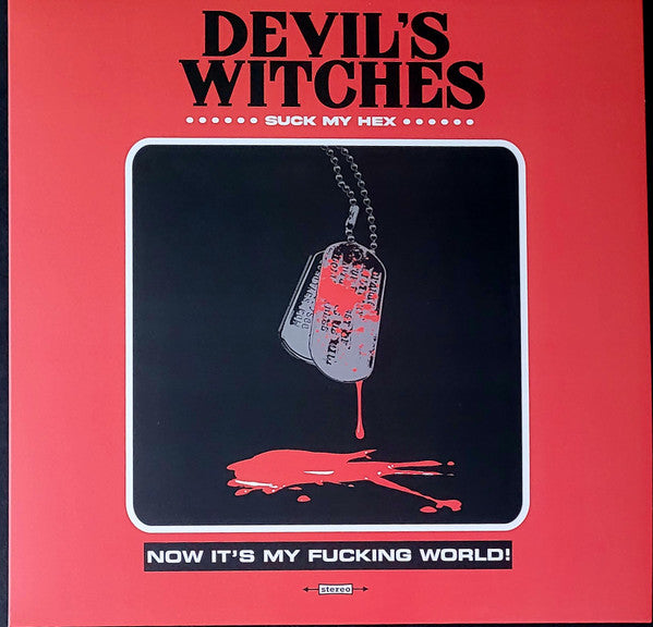 Devil's Witches - Suck My Hex (12" EP, White/Red Bi-Colour with Black Splatter, Blood & Smoke Edition)