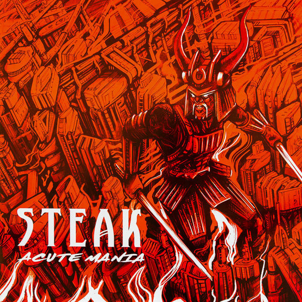 Steak - Acute Mania (Limited White/Red Merge & Black Splatter LP)