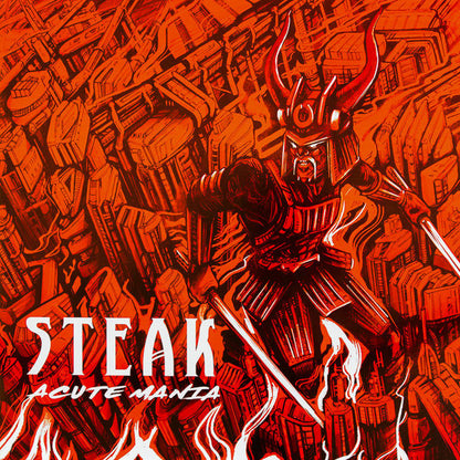 Steak - Acute Mania (Limited White/Red Merge & Black Splatter LP)