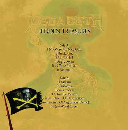 Megadeth, Hidden Treasures, Orange Vinyl, LP, Compilation, Unofficial, Europe, 2024