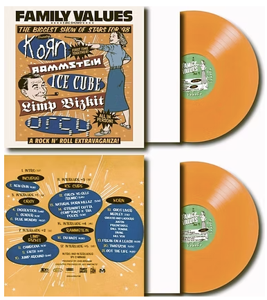 Various Artists – Family Values Tour '98 (2024 Reissue, 2xLP Translucent Orange Vinyl)