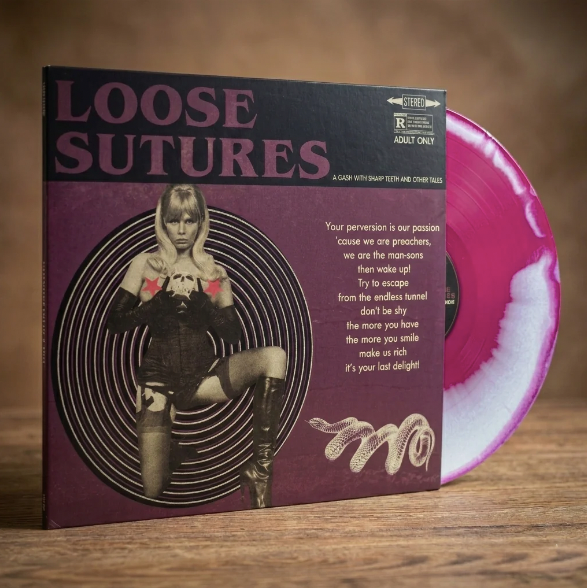 Loose Sutures – A Gash With Sharp Teeth and Other Tales | Ltd. White/Deep Purple Vinyl
