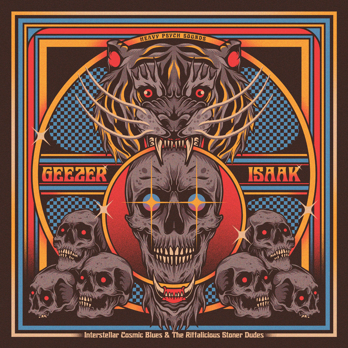 Geezer & Isaak – Interstellar Cosmic Blues & The Riffalicious Stoner Dudes (Limited to 100 | Ultra-Color-In-Color Vinyl)