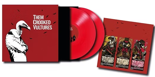 Them Crooked Vultures - Them Crooked Vultures (2LP Red Vinyl / Unofficial Euro Import)